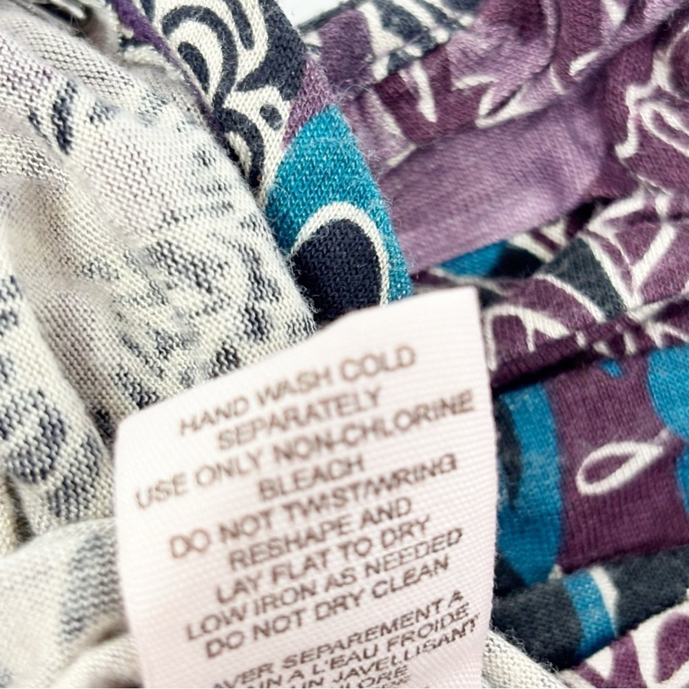 FREE PEOPLE Women’s Purple Paisley Tulip Skirt SILVERS Bandeau Dress Strapless S - Picture 9 of 9